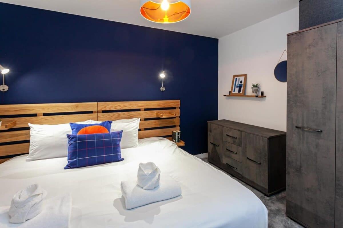 Superb 2 Bed Flat 5Min To Old Trafford Stadium Manchester Exteriör bild